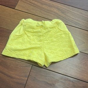 Cute girls eyelet shorts